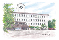 一ノ蔵本社蔵外観スケッチ